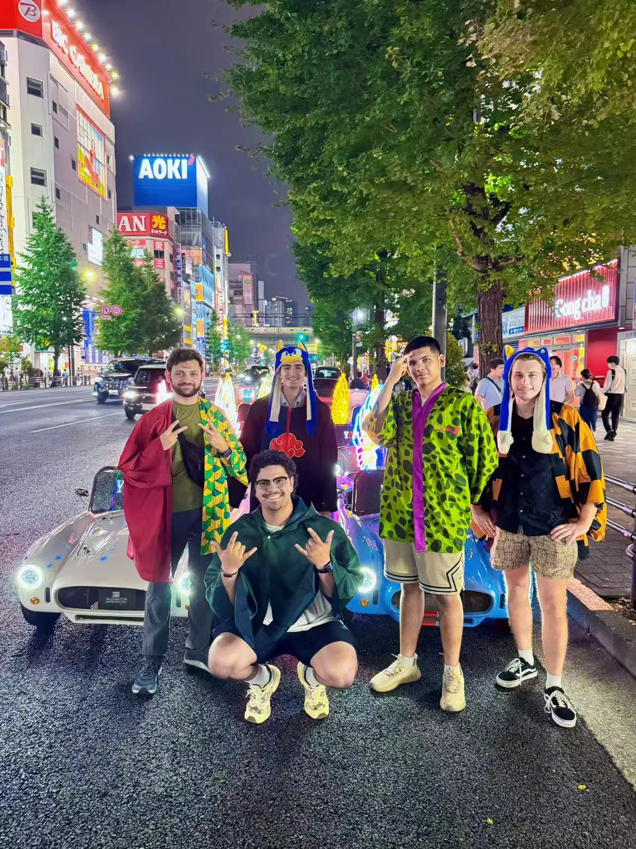 YAH KART Tokyo tour guests