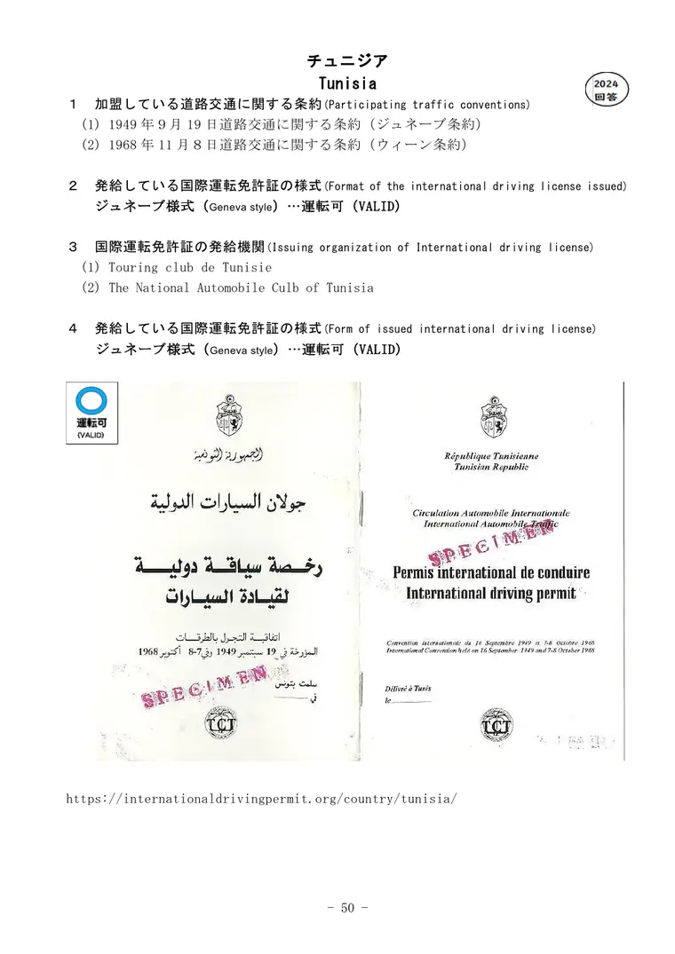 Official reference image for Tunisia